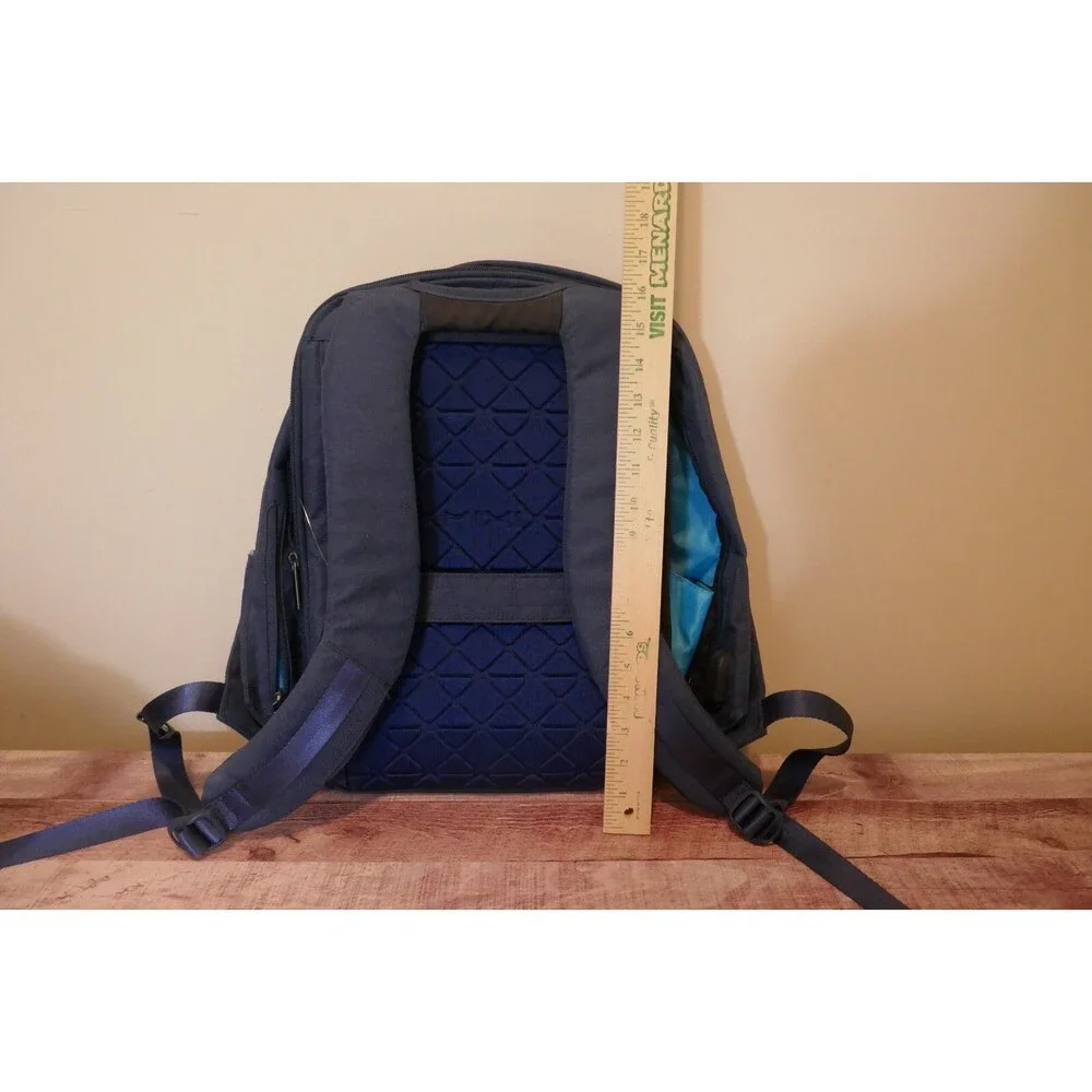 Mixi Laptop Backpack Blue Computer laptop bag